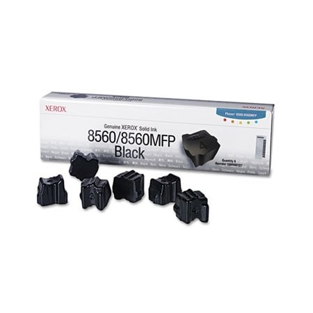 Xerox Solid Ink Sticks, f/ Phaser 8560/8560MFP, 6800 Pg Yld, Black 0 108R00727